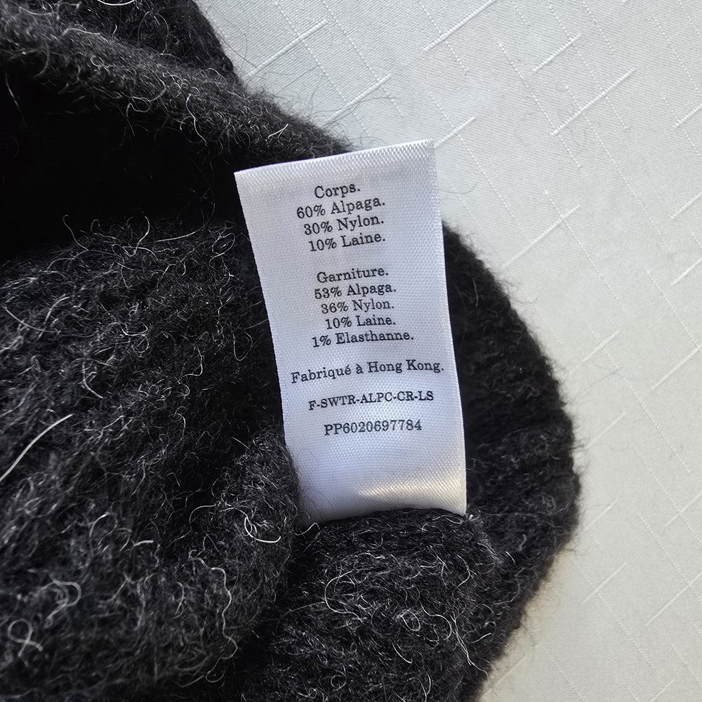 Everlane Charcoal Crew and Ivory Crew Sweaters ScandiMinimal Softgirl Light Wt - Picture 5 of 11